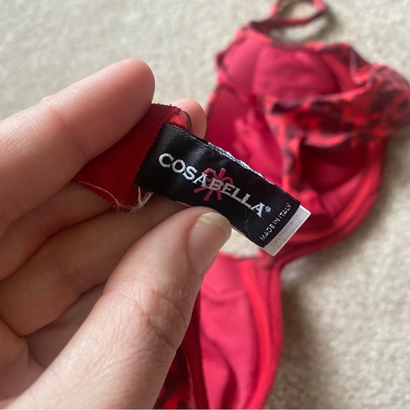 Cosabella Jaguar Print Push-Up Bra 34C - Picture 5 of 6